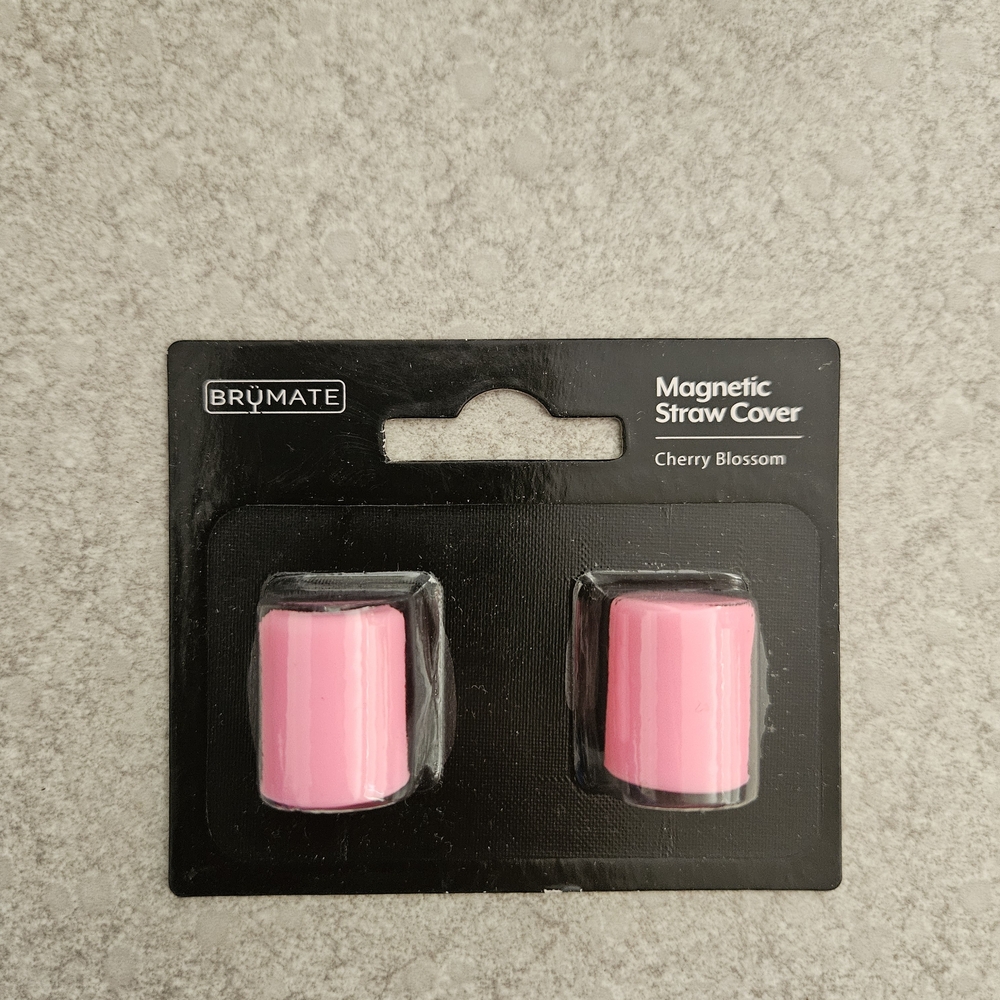 Cherry Blossom Magnetic Straw Cover - Pink